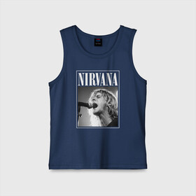 Детская майка хлопок с принтом NIRVANA в Новосибирске,  |  | in utero | nevermind | nirvana | nirvana in utero | nirvana logo | smile | курт кобейн | нирвана | нирвана in utero | нирвана лого