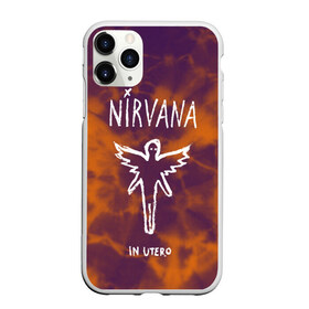 Чехол для iPhone 11 Pro Max матовый с принтом NIRVANA в Новосибирске, Силикон |  | in utero | nevermind | nirvana | nirvana in utero | nirvana logo | nirvana nevermind | smile | курт кобейн | нирвана | нирвана in utero | нирвана лого