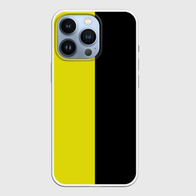 Чехол для iPhone 13 Pro с принтом BLACK YELLOW | ЧЕРНО ЖЕЛТЫЙ в Новосибирске,  |  | 2020 | black yellow | желтый | модные | популярное | популярные цвета | популярный | тренд | черный