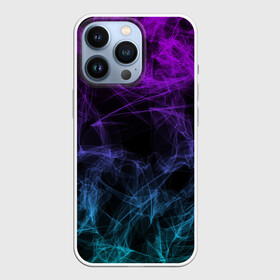 Чехол для iPhone 13 Pro с принтом NEON SMOKES STRIPES | НЕОНОВЫЕ ВОЛНЫ в Новосибирске,  |  | abstraction | geometry | hexagon | neon | paints | smoke | stripes | texture | triangle | абстракция | брызги | геометрия | дым | краски | неон | неоновый | соты | текстура