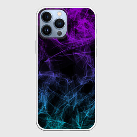 Чехол для iPhone 13 Pro Max с принтом NEON SMOKES STRIPES | НЕОНОВЫЕ ВОЛНЫ в Новосибирске,  |  | abstraction | geometry | hexagon | neon | paints | smoke | stripes | texture | triangle | абстракция | брызги | геометрия | дым | краски | неон | неоновый | соты | текстура