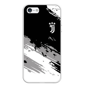 Чехол для iPhone 5/5S матовый с принтом Juventus F C в Новосибирске, Силикон | Область печати: задняя сторона чехла, без боковых панелей | Тематика изображения на принте: calcio | club | cr7 | cristiano ronaldo | dybala | football | full highlights | goals | italia | juventus | napoli | roma | serie a | белый | италия | клуб | форма | черный | ювентус