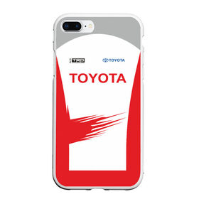 Чехол для iPhone 7Plus/8 Plus матовый с принтом Toyota Driver в Новосибирске, Силикон | Область печати: задняя сторона чехла, без боковых панелей | racing | rally | rally team | toyota | toyota team | гонки | тайота | тоёта | тойота