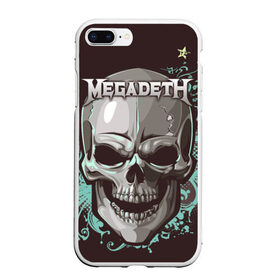 Чехол для iPhone 7Plus/8 Plus матовый с принтом Megadeth в Новосибирске, Силикон | Область печати: задняя сторона чехла, без боковых панелей | countdown to extinction | бас | гитара | группа | дэйв мастейн | кико лоурейро | лос анджелес | метал | трэш | хард рок | хеви метал