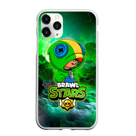 Чехол для iPhone 11 Pro Max матовый с принтом Space Leon Brawl Stars в Новосибирске, Силикон |  | Тематика изображения на принте: brawl stars | brawl stars leon | leon | leon green | leon зеленый | бравл старс | зеленый леон | леон | леон огонь | леон старс | скин зеленый