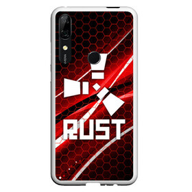 Чехол для Honor P Smart Z с принтом RUST в Новосибирске, Силикон | Область печати: задняя сторона чехла, без боковых панелей | Тематика изображения на принте: dayz | facepunch | rust | state of decay | survival | the forest | this war of mine | выживалка rust | раст