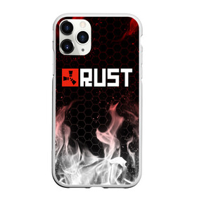 Чехол для iPhone 11 Pro матовый с принтом RUST в Новосибирске, Силикон |  | Тематика изображения на принте: dayz | facepunch | rust | state of decay | survival | the forest | this war of mine | выживалка rust | раст