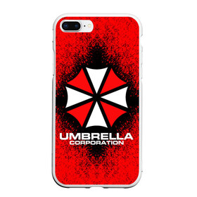 Чехол для iPhone 7Plus/8 Plus матовый с принтом Umbrella Corporation в Новосибирске, Силикон | Область печати: задняя сторона чехла, без боковых панелей | game | resident evil 3 | umbrella corporation | амбрелла | амбрелла корпорейшн | военная и фармацевтическая корпорация | игра | игры | умбрелла