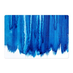 Магнитный плакат 3Х2 с принтом Будь в потоке в Новосибирске, Полимерный материал с магнитным слоем | 6 деталей размером 9*9 см | Тематика изображения на принте: water | waterfall | абстракция | акварель | вода | водопад | голубая абстракция | дождь | краска | потеки краски | поток | потоки воды | потоки краски | текстура