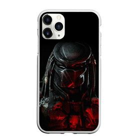 Чехол для iPhone 11 Pro Max матовый с принтом PREDATOR ХИЩНИК в Новосибирске, Силикон |  | aliens | avp | black | cinema | predator | кино | фильм хищник | фильмы | хищник | чёрный | чужой