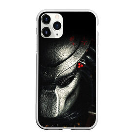 Чехол для iPhone 11 Pro Max матовый с принтом PREDATOR в Новосибирске, Силикон |  | aliens | avp | black | cinema | predator | кино | фильм хищник | фильмы | хищник | чёрный | чужой