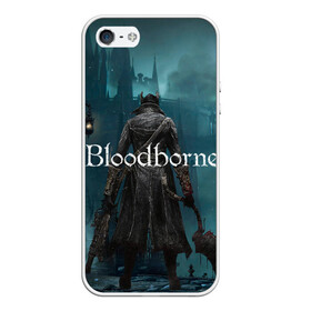 Чехол для iPhone 5/5S матовый с принтом Bloodborne в Новосибирске, Силикон | Область печати: задняя сторона чехла, без боковых панелей | bloodborne | bloodborne 2 | esport | game | playstation | бладборн | игра | киберспорт | киберспортсмен | порождение крови