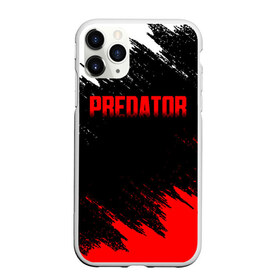 Чехол для iPhone 11 Pro матовый с принтом PREDATOR в Новосибирске, Силикон |  | aliens | avp | black | cinema | predator | кино | фильм хищник | фильмы | хищник | чёрный | чужой