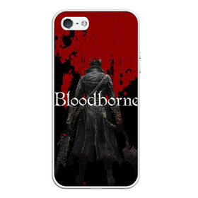 Чехол для iPhone 5/5S матовый с принтом Bloodborne в Новосибирске, Силикон | Область печати: задняя сторона чехла, без боковых панелей | bloodborne | bloodborne 2 | esport | game | playstation | бладборн | игра | киберспорт | киберспортсмен | порождение крови