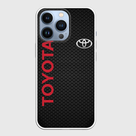 Чехол для iPhone 13 Pro с принтом TOYOTA | ТОЙОТА (Z) в Новосибирске,  |  | 2020 | alphard | auto | camry | corolla | highlander | hilux | land cruiser 200 | prado | rav4 | sport | supra | toyota | tundra | авто | автомобиль | автомобильные | альфард | бренд | камри | марка | машины | спорт | тойота