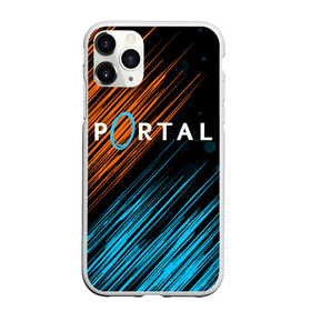 Чехол для iPhone 11 Pro матовый с принтом Portal в Новосибирске, Силикон |  | 3d | aperture science | black mesa xen | half life | portal | portal 2 | valve | игра | портал