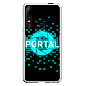 Чехол для Honor P Smart Z с принтом Portal в Новосибирске, Силикон | Область печати: задняя сторона чехла, без боковых панелей | 3d | aperture science | black mesa xen | half life | portal | portal 2 | valve | игра | портал