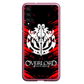 Чехол для Honor 20 с принтом Overlord в Новосибирске, Силикон | Область печати: задняя сторона чехла, без боковых панелей | Тематика изображения на принте: overlord | аниме | аниме сериал | вторая мировая война | группа американских десантников | кино | оверлорд | фильмы