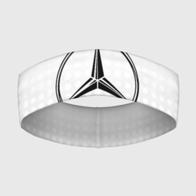 Повязка на голову 3D с принтом Mercedes Benz в Новосибирске,  |  | amg | mercedes | mercedes значок | mercedes лого | mercedes марка | амг | бенц | лого автомобиля | логотип мерседес | мерин | мерс | мерседес | мерседес бенз | мерседес лого | мерседес эмблема