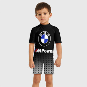 Детский купальный костюм 3D с принтом BMW в Новосибирске, Полиэстер 85%, Спандекс 15% | застежка на молнии на спине | bmw | bmw лого | bmw марка | bmw эмблема | бмв | бмв значок | бмв лого | бмв эмблема | бэха | значок bmw | лого автомобиля | логотип bmw | марка бмв | черно белый значок бмв