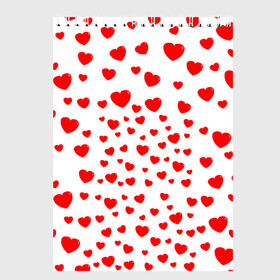 Скетчбук с принтом Сердечки в Новосибирске, 100% бумага
 | 48 листов, плотность листов — 100 г/м2, плотность картонной обложки — 250 г/м2. Листы скреплены сверху удобной пружинной спиралью | Тематика изображения на принте: abstract | love | texture | абстракция | валентинка | влюбленным | геометрия | день святого валентина | любовь | паттерн | сердечки | текстура
