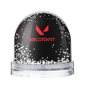 Снежный шар с принтом VALORANT в Новосибирске, Пластик | Изображение внутри шара печатается на глянцевой фотобумаге с двух сторон | valorant | валорант | велорант | вэлорант