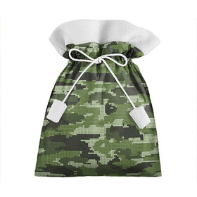 Подарочный 3D мешок с принтом ВЯЗАННЫЙ КАМУФЛЯЖ в Новосибирске, 100% полиэстер | Размер: 29*39 см | Тематика изображения на принте: camouflage | армия | военная форма | военный | вооружение | вооруженные силы | вязанный | защита | защитный цвет | зеленый | камуфляж | коричневый | маскировка | солдат | униформа | форма | хаки