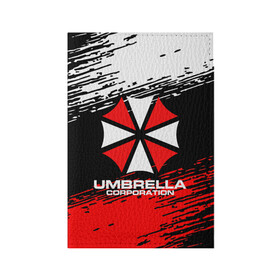 Обложка для паспорта матовая кожа с принтом Umbrella Corporation. в Новосибирске, натуральная матовая кожа | размер 19,3 х 13,7 см; прозрачные пластиковые крепления | resident evil | umbrella corporation | амбрелла | амбрелла корпорейшн | вирус | вымышленная военная и фармацевтическая корпорация | игра | умбрелла