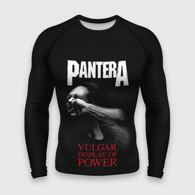 Мужской рашгард 3D с принтом PanterA VulgaR в Новосибирске,  |  | covid 19 | pantera | vulgar display of power | альбом | группа | метал | металика | металл | пантера | рок | тяжелый | хэви