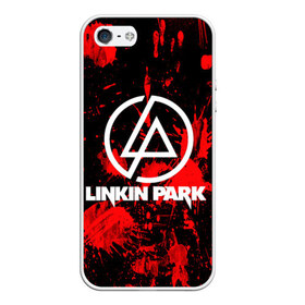 Чехол для iPhone 5/5S матовый с принтом Linkin Park в Новосибирске, Силикон | Область печати: задняя сторона чехла, без боковых панелей | chester bennington | linkin park | rock | группа | линкин парк | логотип | музыка | рок | рок н ролл | честер беннингтон | эмблема