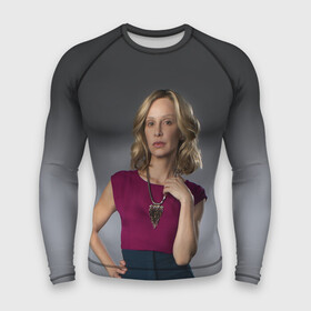 Мужской рашгард 3D с принтом Cat Grant в Новосибирске,  |  | cat grant | supergirl | vdzabma | кэт грант | супергерл