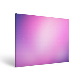 Холст прямоугольный с принтом Нежный фиолет в Новосибирске, 100% ПВХ |  | нежный цвет | плавный переход | розовый | фиолетовый
