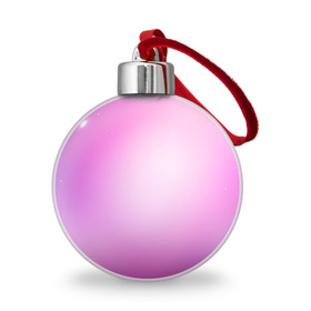 Ёлочный шар с принтом Нежный фиолет в Новосибирске, Пластик | Диаметр: 77 мм | нежный цвет | плавный переход | розовый | фиолетовый