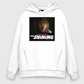 Мужское худи Oversize хлопок с принтом The Shining Danny Torrens в Новосибирске, френч-терри — 70% хлопок, 30% полиэстер. Мягкий теплый начес внутри —100% хлопок | боковые карманы, эластичные манжеты и нижняя кромка, капюшон на магнитной кнопке | Тематика изображения на принте: the shining | vdosadir | дэнни торренс | сияние | стэнли кубрик