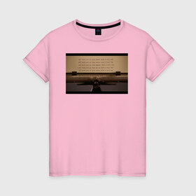 Женская футболка хлопок с принтом The Shining в Новосибирске, 100% хлопок | прямой крой, круглый вырез горловины, длина до линии бедер, слегка спущенное плечо | the shining | vdosadir | сияние | стэнли кубрик