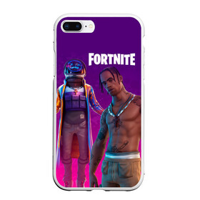 Чехол для iPhone 7Plus/8 Plus матовый с принтом Travis Scott Fortnite в Новосибирске, Силикон | Область печати: задняя сторона чехла, без боковых панелей | 23 24 апреля | astronomical | epic games | fortnite | travis scott | концерт | концерт рэпера трэвиса скотта в fortnite | скин travis scott | тревис | трэвис скот | трэвис скотт | фортнайт