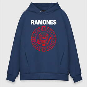 Мужское худи Oversize хлопок с принтом RAMONES в Новосибирске, френч-терри — 70% хлопок, 30% полиэстер. Мягкий теплый начес внутри —100% хлопок | боковые карманы, эластичные манжеты и нижняя кромка, капюшон на магнитной кнопке | america | ramones | rock | usa | америка | джонни рамон | джоуи рамон | ди ди рамон | клем бурк | кристофер уорд | марки рамон | рамоунз | ричи рамон | рок | сша | томми рамон