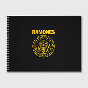 Альбом для рисования с принтом RAMONES в Новосибирске, 100% бумага
 | матовая бумага, плотность 200 мг. | Тематика изображения на принте: america | ramones | rock | usa | америка | джонни рамон | джоуи рамон | ди ди рамон | клем бурк | кристофер уорд | марки рамон | рамоунз | ричи рамон | рок | сша | томми рамон