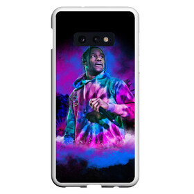 Чехол для Samsung S10E с принтом TRAVIS SCOTT в Новосибирске, Силикон | Область печати: задняя сторона чехла, без боковых панелей | america | astroworld | cactus jack | rap | travis scott | usa | wish you were here | америка | зарубежный реп | кактус джек | реп | сша | трэвис скотт