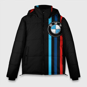 Мужская зимняя куртка 3D с принтом BMW M SPORT CARBON в Новосибирске, верх — 100% полиэстер; подкладка — 100% полиэстер; утеплитель — 100% полиэстер | длина ниже бедра, свободный силуэт Оверсайз. Есть воротник-стойка, отстегивающийся капюшон и ветрозащитная планка. 

Боковые карманы с листочкой на кнопках и внутренний карман на молнии. | Тематика изображения на принте: bmw | bmw motorsport | bmw performance | carbon | m | m power | motorsport | performance | sport | бмв | карбон | моторспорт | спорт