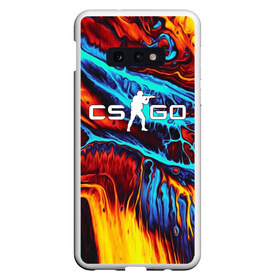 Чехол для Samsung S10E с принтом CS GO STRIPES FLAME КС ГО ПЛАМЯ в Новосибирске, Силикон | Область печати: задняя сторона чехла, без боковых панелей | astralis | awp | counter strike | cs go | cs go global offensive | cs:go | faze clan | hyper beast | team liquid | астралис | кс го | тим ликвид | фейз клан | хайпер бист