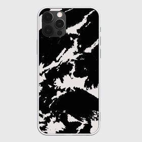 Чехол для iPhone 12 Pro Max с принтом Черный на сером в Новосибирске, Силикон |  | абстракция | арт | войска | ворон | зебра | камуфляж | краска | маскировка | милитари | мужские | пятна | разводы | рисунок | серый | текстура | тренд | уличный | чернобелый | черный