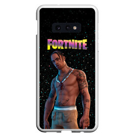 Чехол для Samsung S10E с принтом Travis Scott Fortnite в Новосибирске, Силикон | Область печати: задняя сторона чехла, без боковых панелей | astronomical | epic games | fortnite | travis scott | ивент | ивент fortnite | концерт | концерт fortnite | скин travis scott | тревис | трэвис скотт | фортнайт