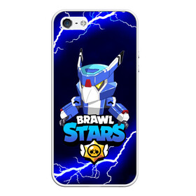 Чехол для iPhone 5/5S матовый с принтом BRAWL STARS MECHA CROW в Новосибирске, Силикон | Область печати: задняя сторона чехла, без боковых панелей | 8 бит | bibi | brawl stars | crow | leon | leon shark | max | mecha crow | mr.p | phoenix | sally leon | shark | sprout | stars | virus | werewolf | акула | биби | вирус | ворон | леон | оборотень | пингвин