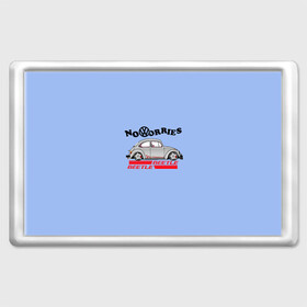 Магнит 45*70 с принтом Volkswagen Beetle в Новосибирске, Пластик | Размер: 78*52 мм; Размер печати: 70*45 | volkswagen beetle | авто | битл | гонки | жук | машина | фольц | фольцваген