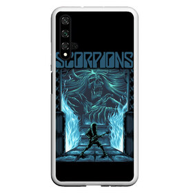 Чехол для Honor 20 с принтом Scorpions в Новосибирске, Силикон | Область печати: задняя сторона чехла, без боковых панелей | klaus meine | live in munich | return to forever | rock music | scorpions | you like | клаус майне | маттиас ябс | рудольф шенкер | скорпионз