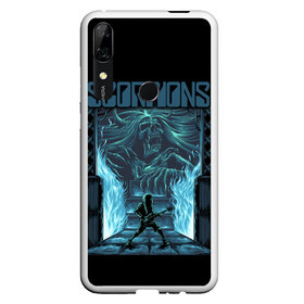 Чехол для Honor P Smart Z с принтом Scorpions в Новосибирске, Силикон | Область печати: задняя сторона чехла, без боковых панелей | klaus meine | live in munich | return to forever | rock music | scorpions | you like | клаус майне | маттиас ябс | рудольф шенкер | скорпионз