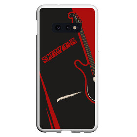 Чехол для Samsung S10E с принтом Scorpions в Новосибирске, Силикон | Область печати: задняя сторона чехла, без боковых панелей | klaus meine | live in munich | return to forever | rock music | scorpions | you like | клаус майне | маттиас ябс | рудольф шенкер | скорпионз