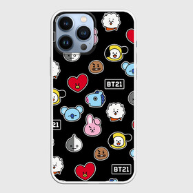 Чехол для iPhone 13 Pro Max с принтом BT21 | BTS | БТС | BANGTAN BOYS в Новосибирске,  |  | bangtan boys | bt21 | bts | бтс