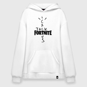 Худи SuperOversize хлопок с принтом FORTNITE X TRAVIS SCOTT в Новосибирске, 70% хлопок, 30% полиэстер, мягкий начес внутри | карман-кенгуру, эластичная резинка на манжетах и по нижней кромке, двухслойный капюшон
 | astro | astronomical | astroworld | cactus | fort | fortnite | jack | nite | nomical | scott | travis | world | астро | астрономикал | джек | джэк | кактус | найт | номикал | скотт | трэвис | форт | фортнайт